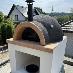 Stor pizzaovn i ildfast sten - VITCAS-L