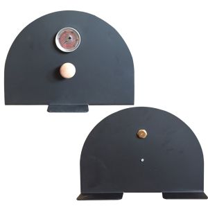 Udendørsovn - fritstående metaldør
