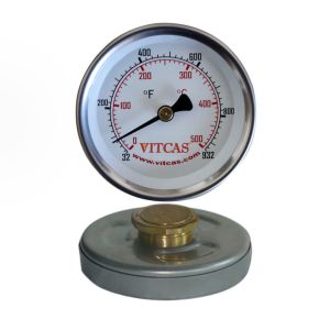 Ovndørstermometer 0 °C - 500 °C