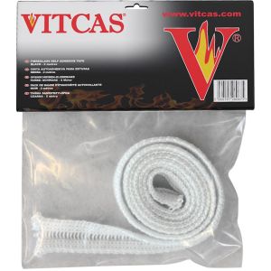 Hvidt glasfiber-stigebånd 25 x 2 mm x 2 m