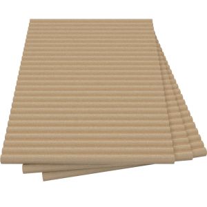 Vermiculit-brandplade, rillet – brandfast isolering