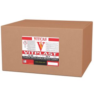 Plastisk formbar ildfast masse 1600 °C - VITPLAST 45AB