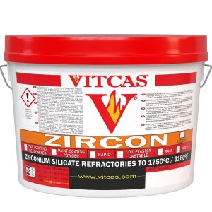 Zirkonbaseret ildfast coating, tørpulver 1750 °C