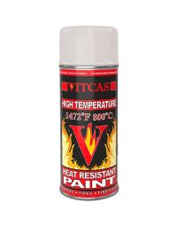 Varmebestandig spraymaling - creme/beige 800 °C