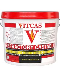 Vitcas ildfast støbemasse kvalitet 1600 °C - ildfast beton