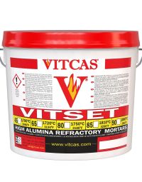 Vitset 45 – færdigblandet ildfast mørtel 1700 °C